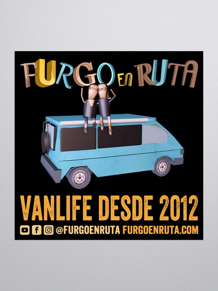 La Pegatina / Sticker de Furgo en ruta product image (1)