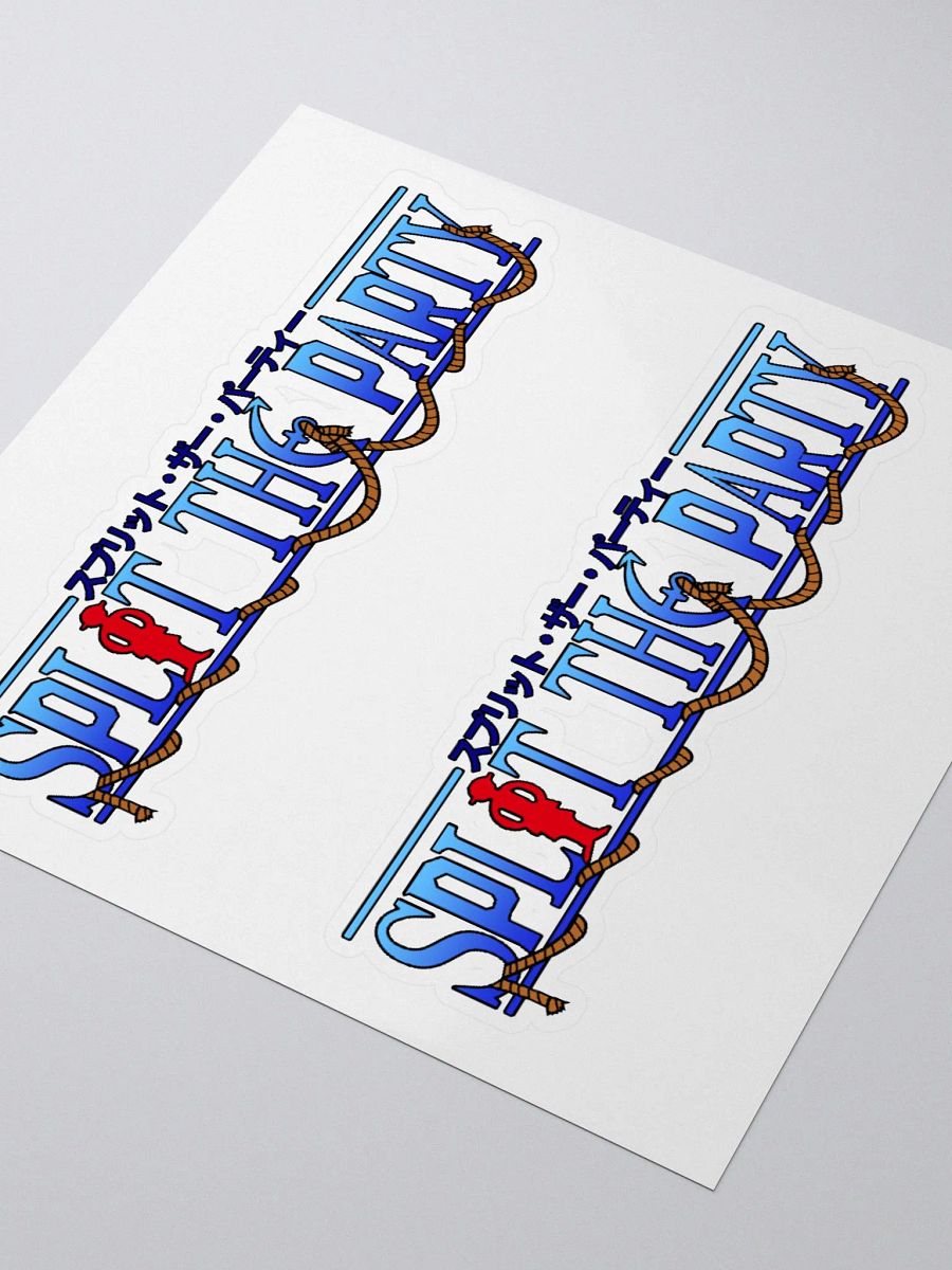 Splitty D. Party (2 Pack) - Kiss Cut Parody Logo product image (3)