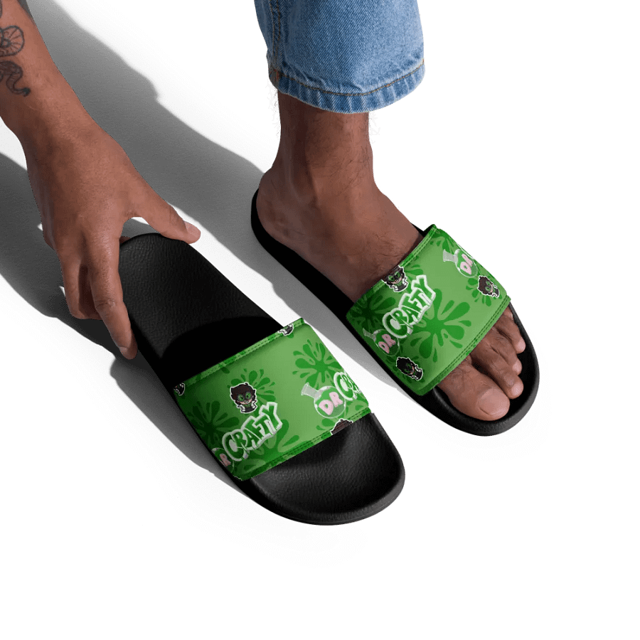 Dr Crafty Pattern Men's slides product image (5)
