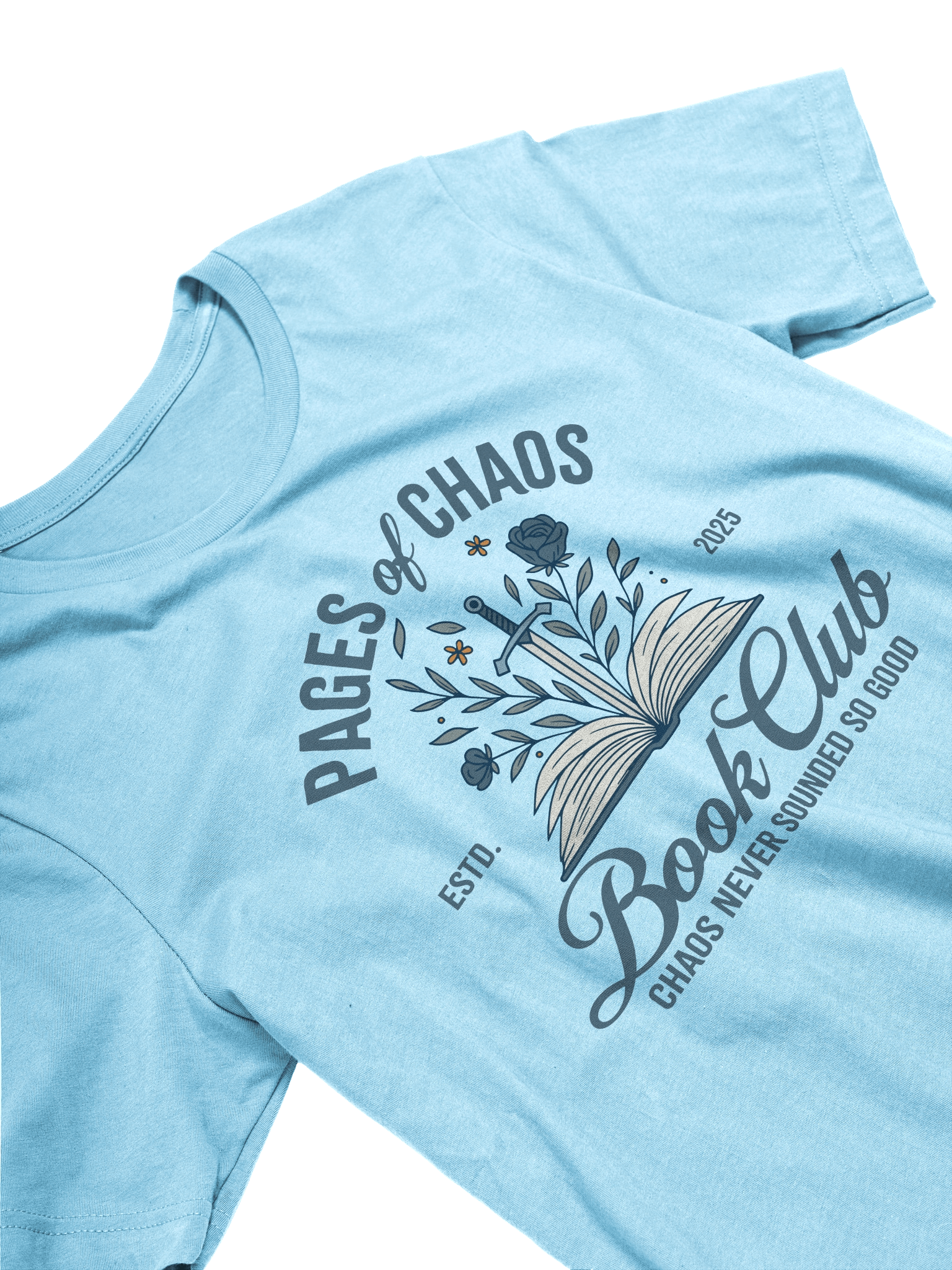 Pages of Chaos Book Club Tee (Light) product image (13)