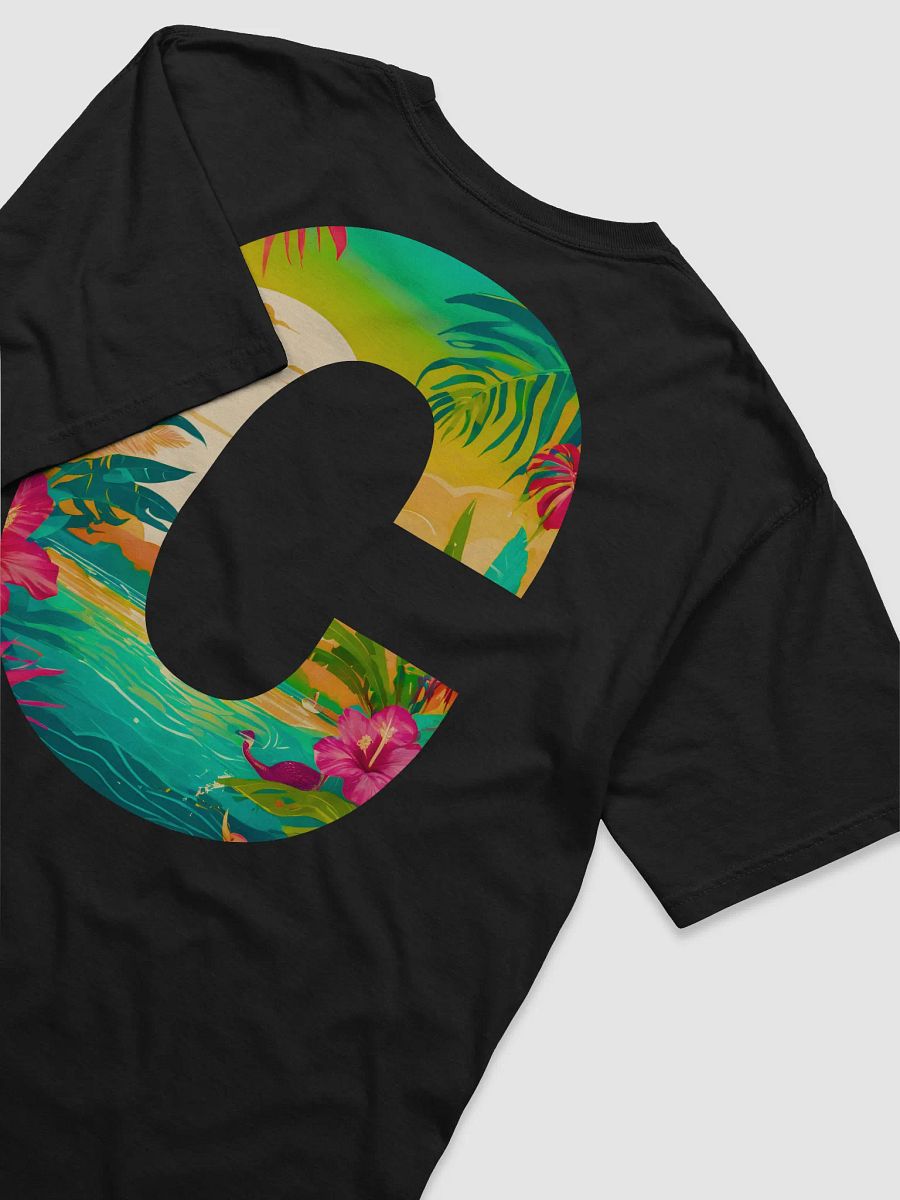 Tropical Sunset Paradise T-Shirt (Letter-C) product image (7)