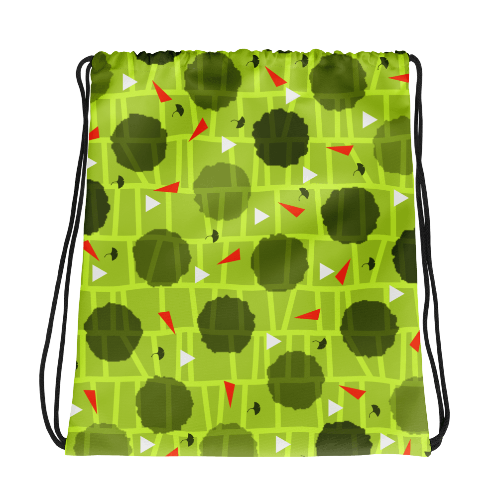 GeoCircles All-Over Drawstring Bag product image (1)