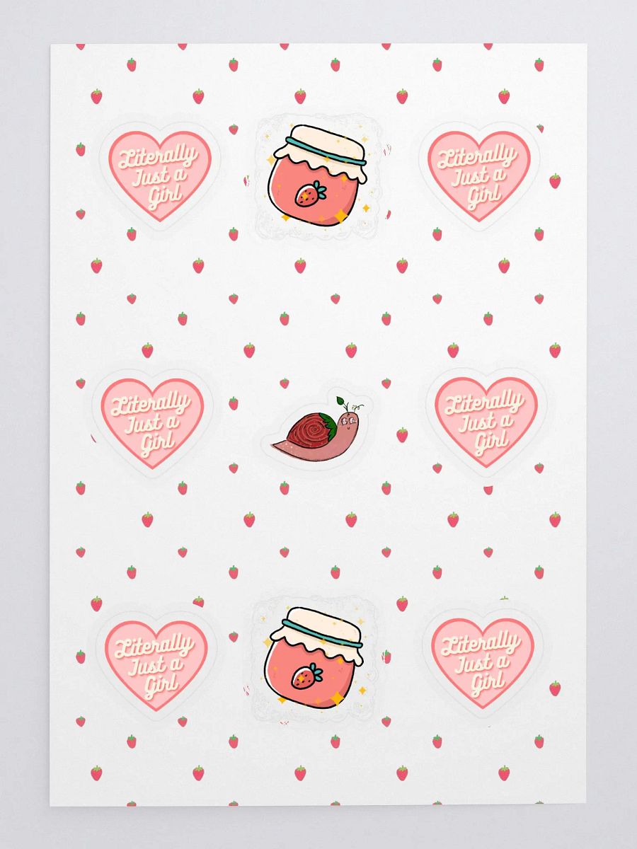 Just a Girl Sticker Sheet product image (3)