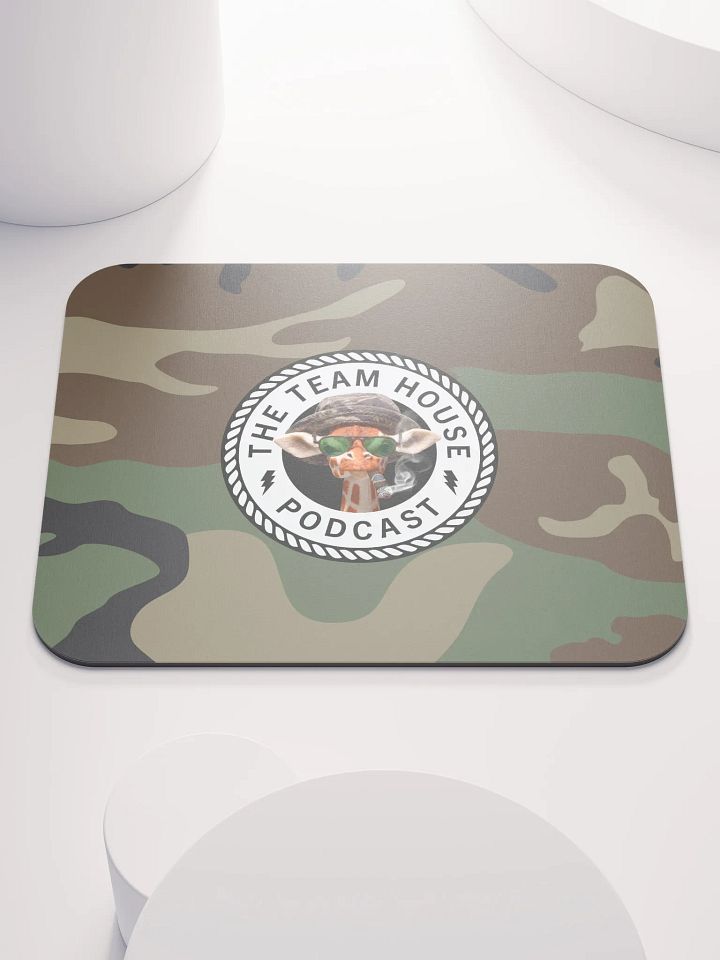 The Team House Woodland Camo Mouse Pad product image (1)