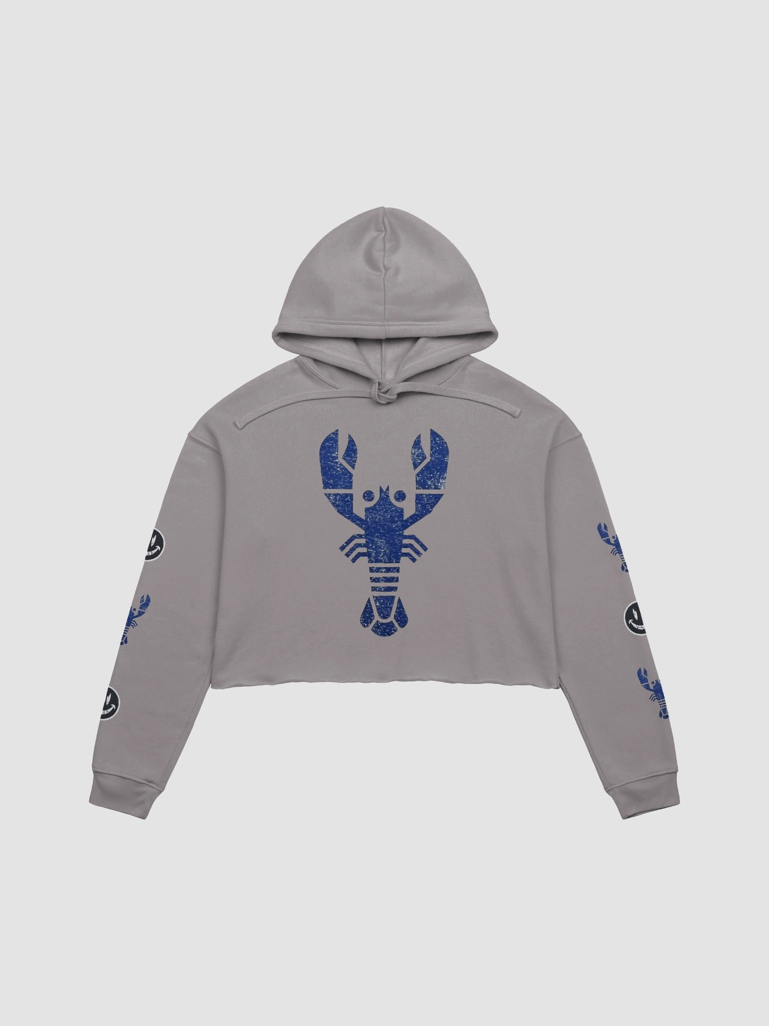 Mischievous Lobster Crop Hoodie product image (3)