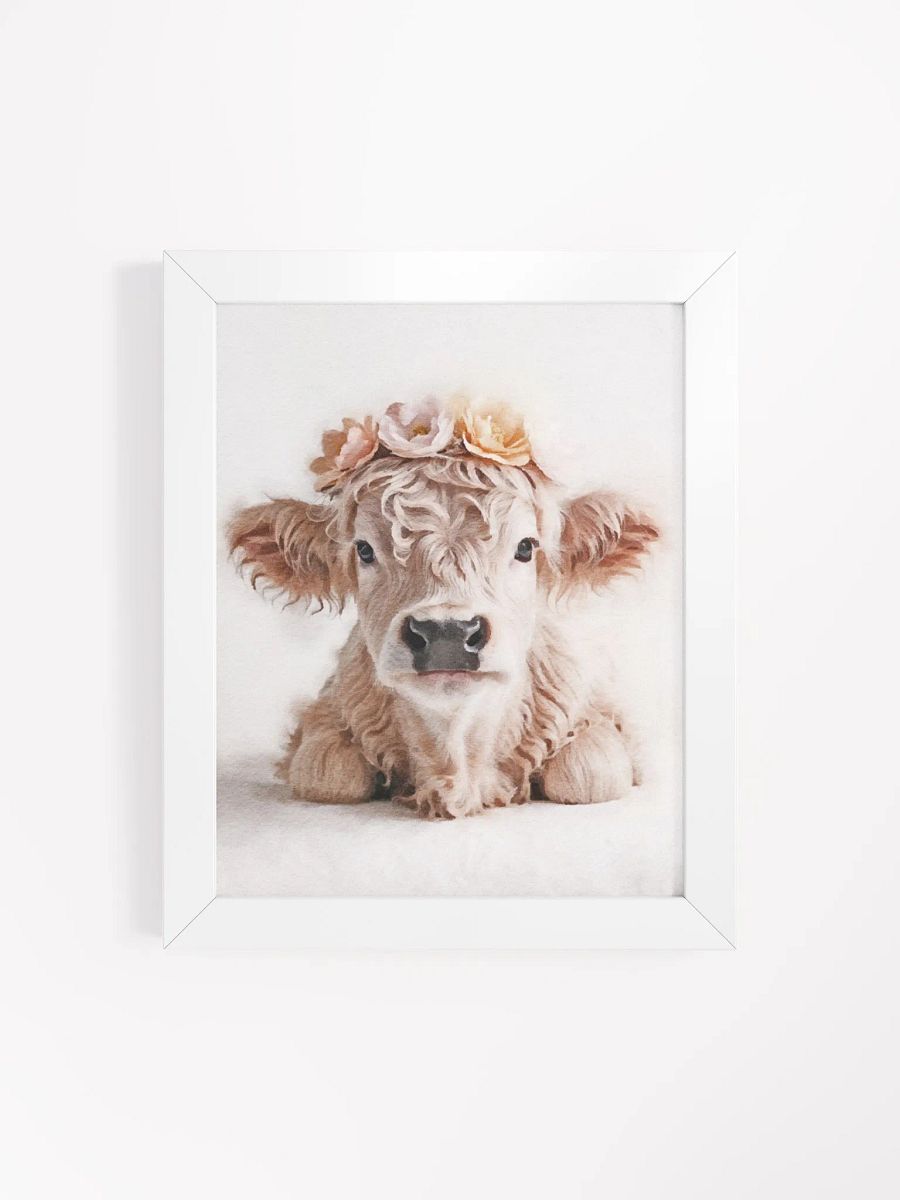 Floral Crowned Calf Matte Poster product image (112)