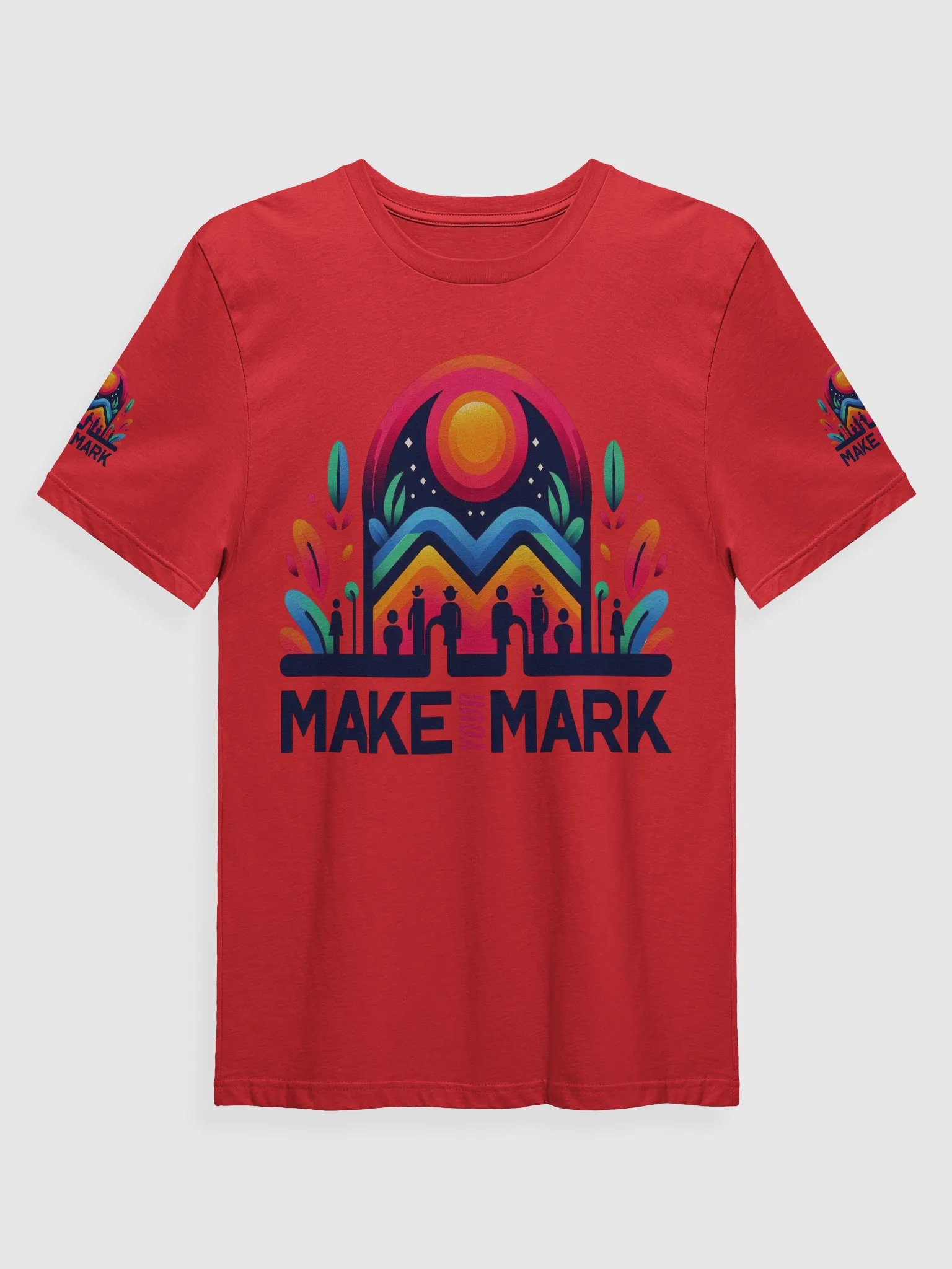 Radiant Sunburst Mountains T-Shirt product image (1)