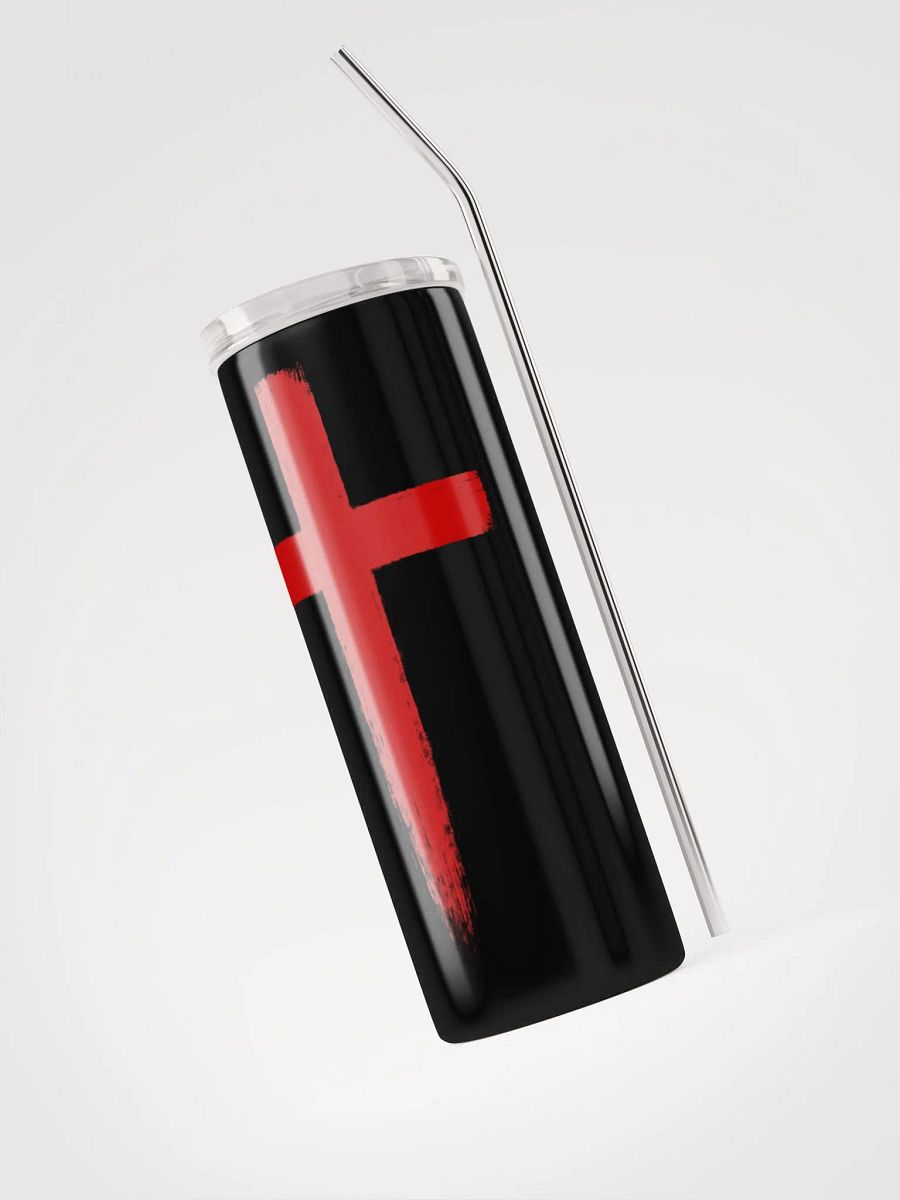 Blood of Christ Eco-Friendly Stainless Steel Cross Tumbler product image (3)