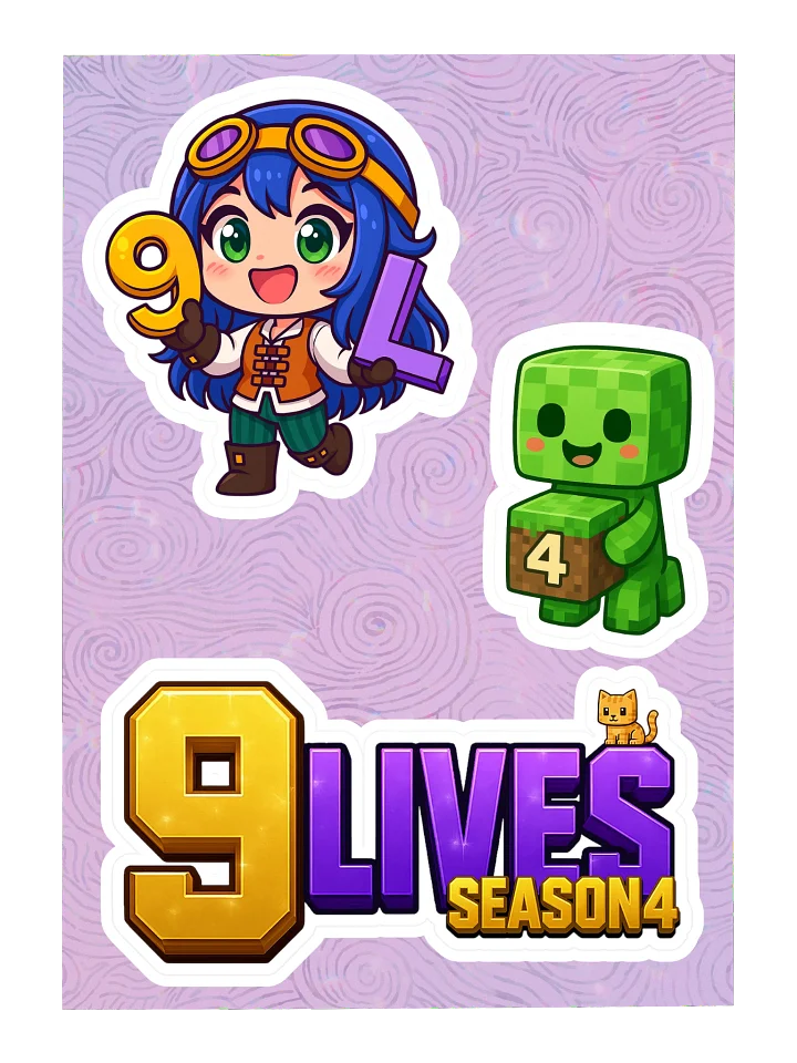 9LS4 Sh4d0wK1tty Sticker Sheet product image (1)