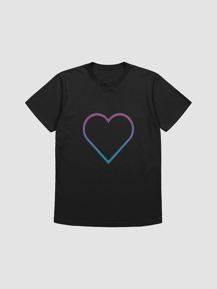 Outline Heart Supersoft T-Shirt product image (5)