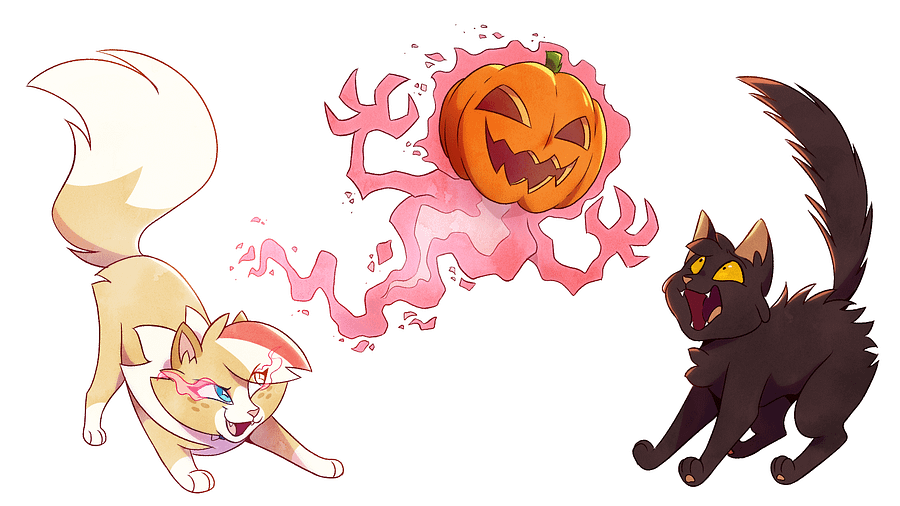 Cream & Spooky Halloween 2023 Print product image (2)