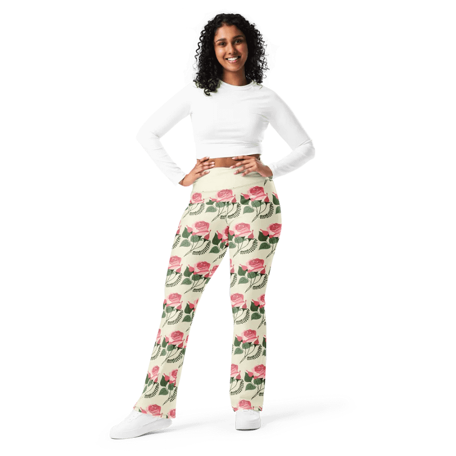 Rose Garden Flare Leggings product image (2)