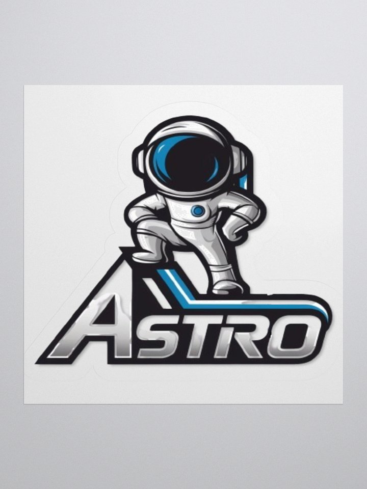 Exclusive Astro Astronaut Vinyl Sticker - Space Exploration Design product image (1)