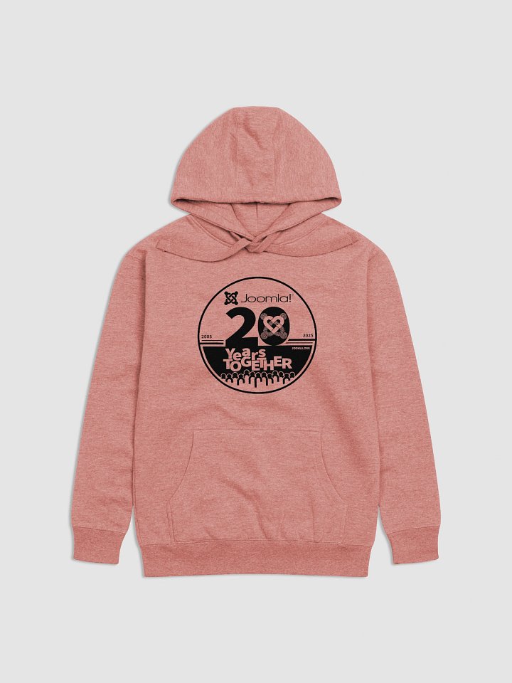 Joomla 20th Anniversary Edition<br /> — Unisex Premium Hoodie / Black — product image (1)