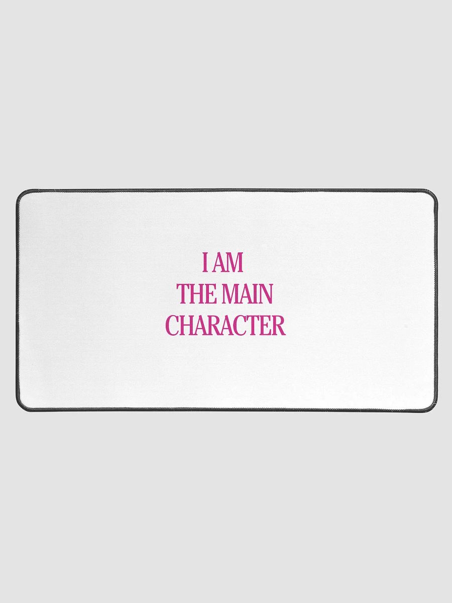 Bold Pink 'Main Character' Desk Mat product image (1)