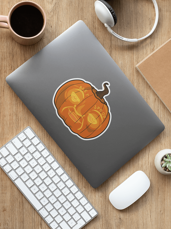 Beet Spoop bubble free stickers product image (1)