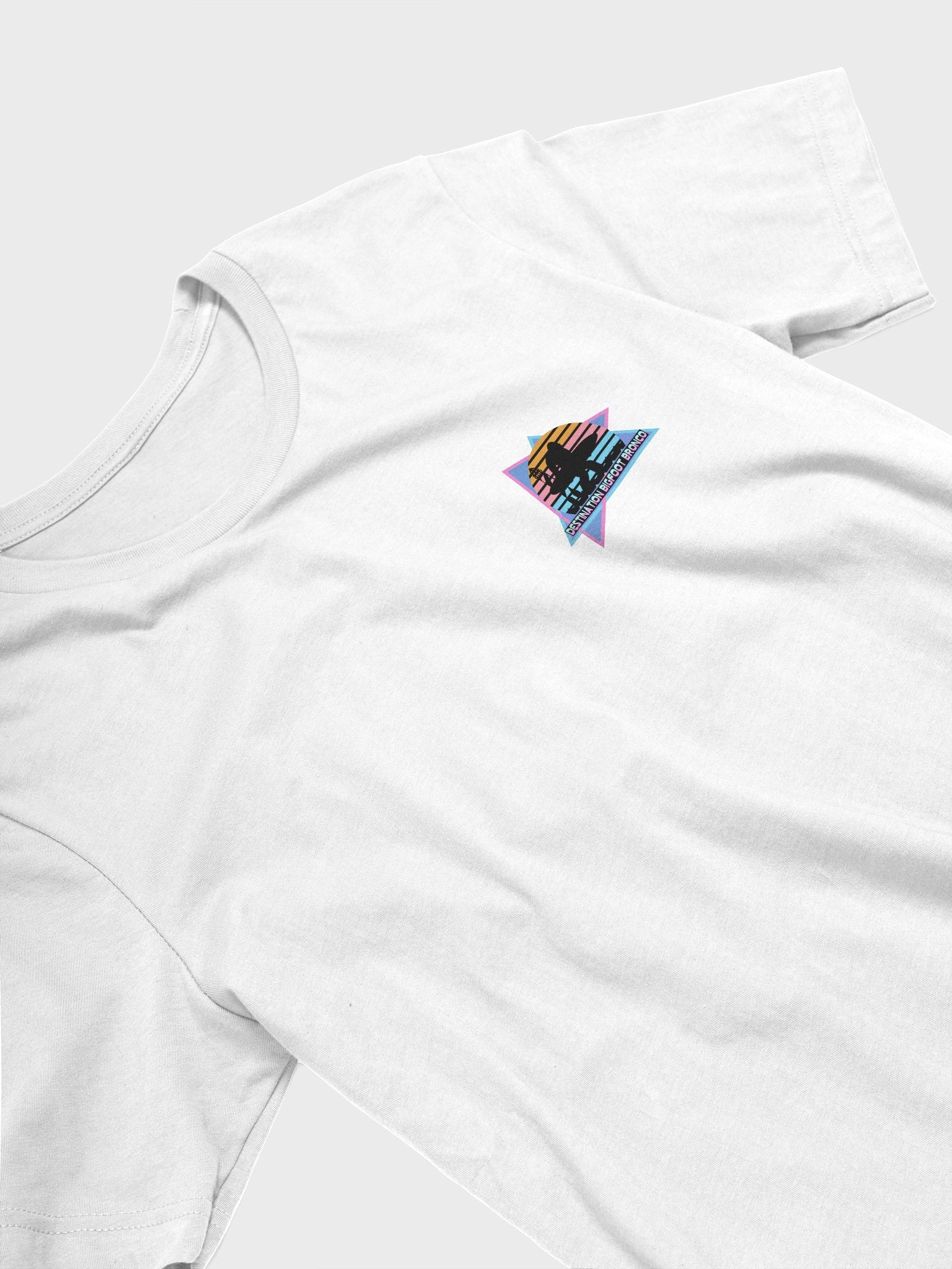 Destination Bigfoot Bronco Retro-Inspired T-Shirt (White) product image (3)