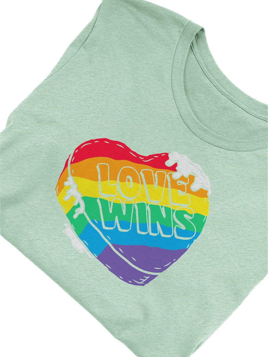 Love Wins Rainbow Heart T-Shirt product image (44)