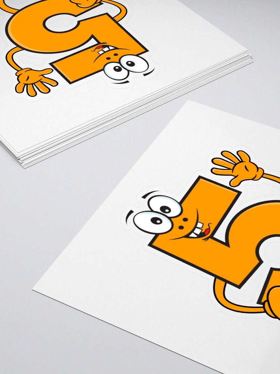 NUMBER 5 THUMBS-UP STICKER product image (12)