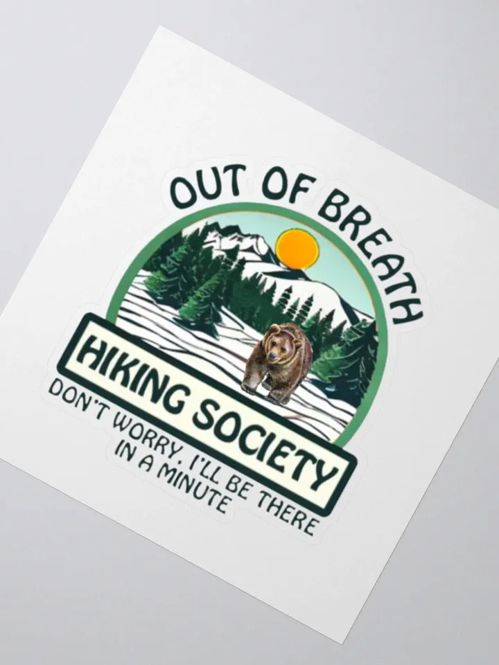 Out of Breath Hiking Society - Sticker product image (2)