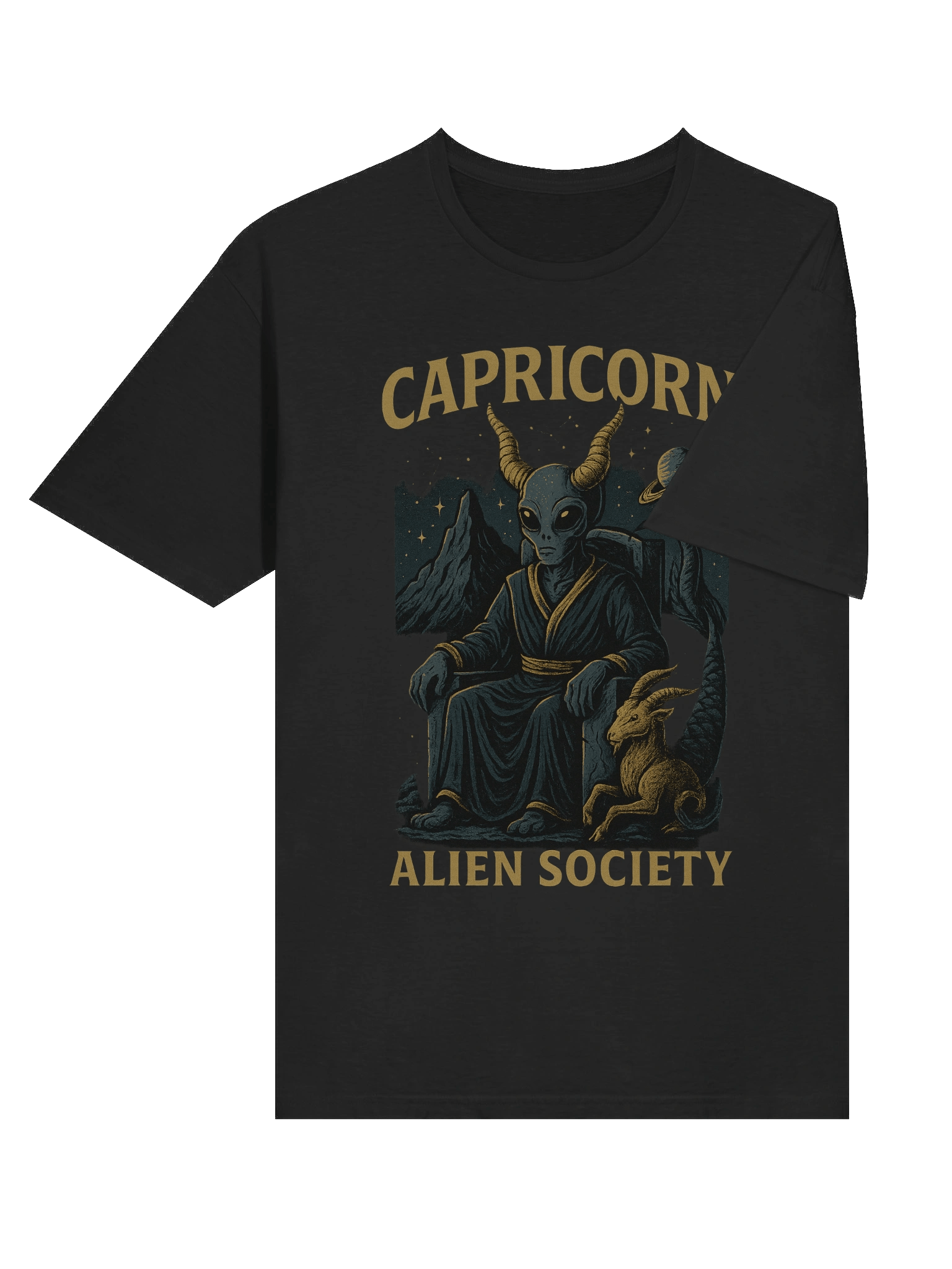 Capricorn Alien Throne T-Shirt product image (6)