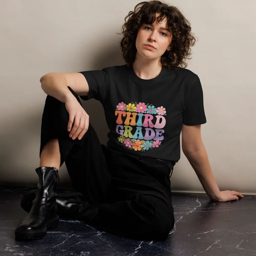 Third Grade Back to School Teacher AS Colour Unisex Premium T-Shirt product image (3)