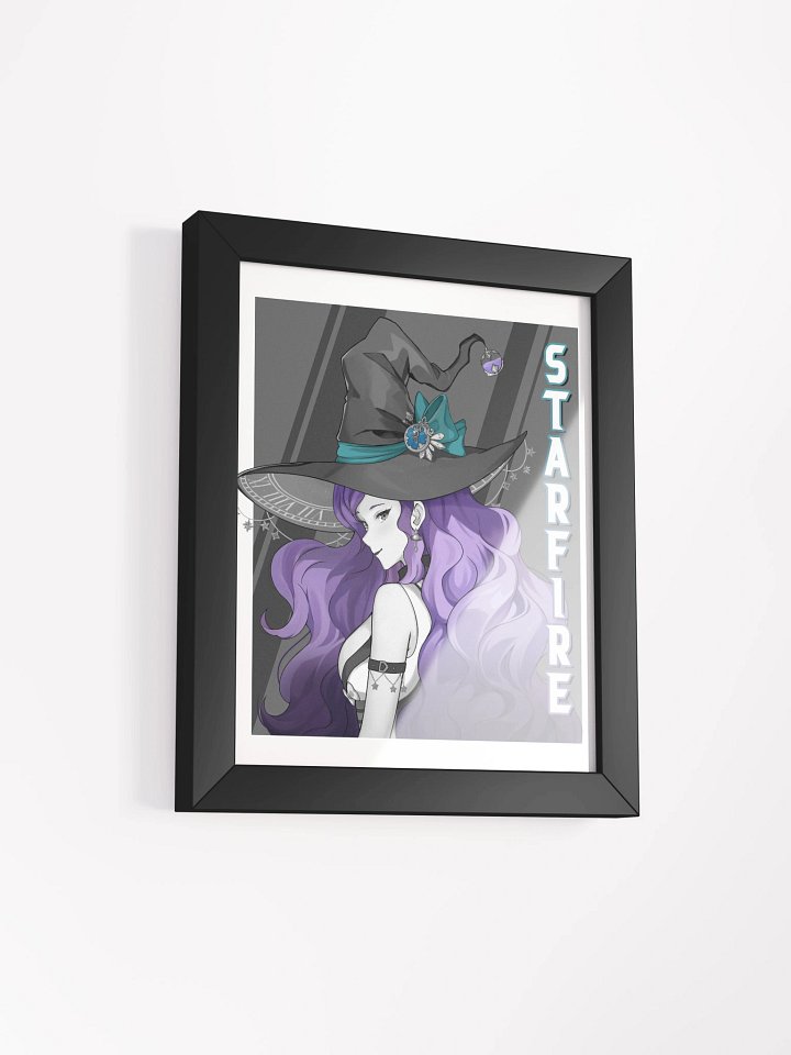 "Monochrome" Constellation Sorceress Starfire Framed Matte Poster product image (3)