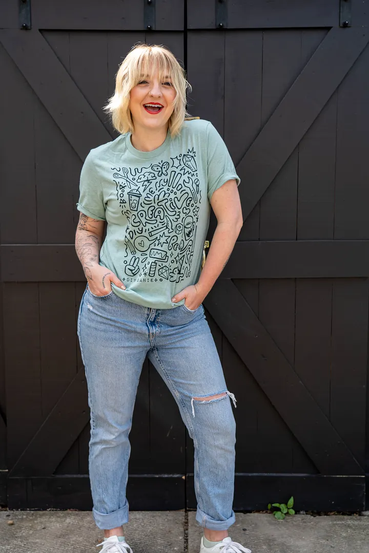 CREATIVE CHAOS T-Shirt - Black txt product image (2)