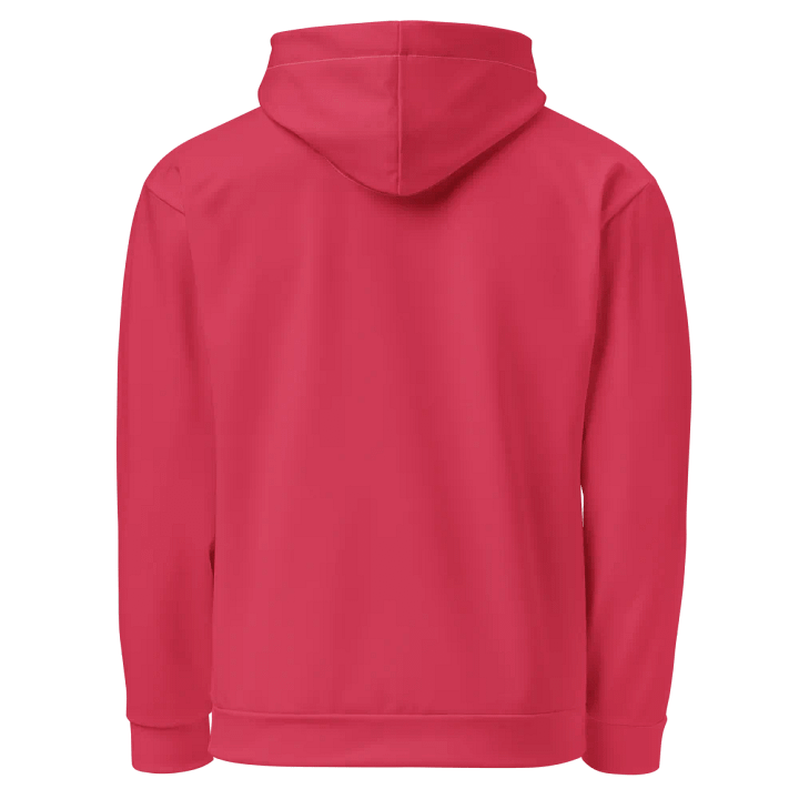 Plain Muted Red Light Summer Unisex Recycled Polyester Heavyweight Premium Hoodie by Treasure Pie product image (2)