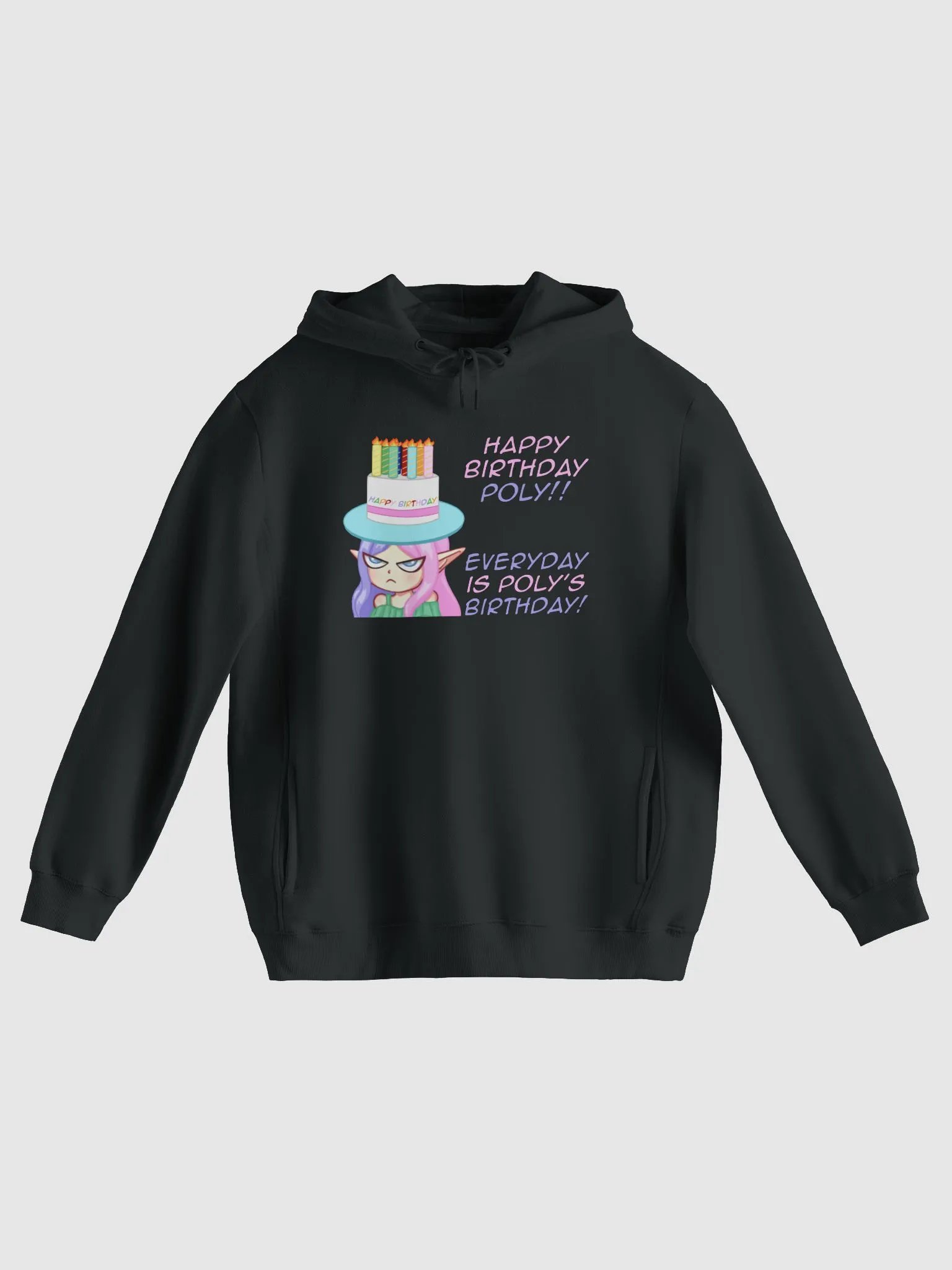 Happy Birthday Poly - Hoodie product image (4)