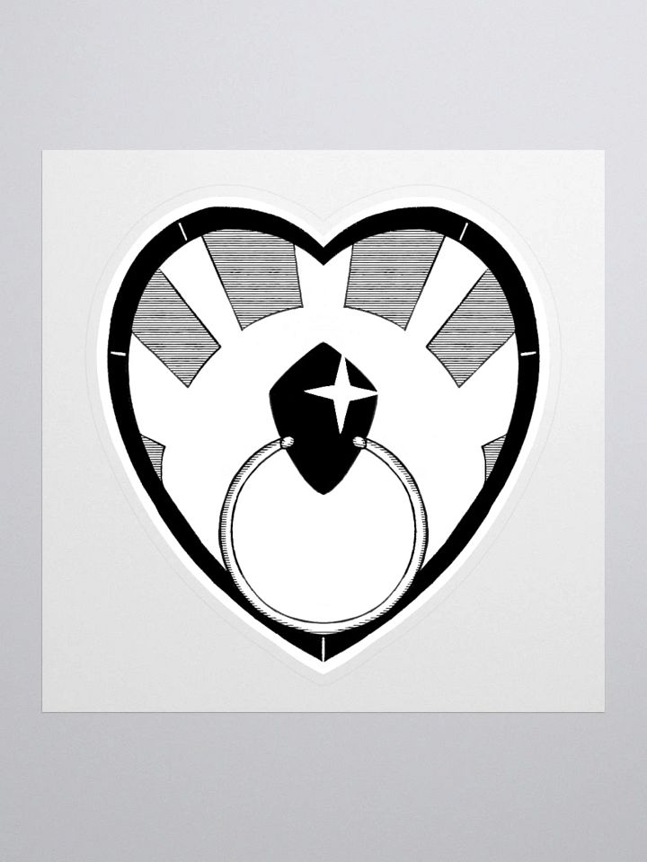 Grisk Black & White Symbol Sticker product image (1)