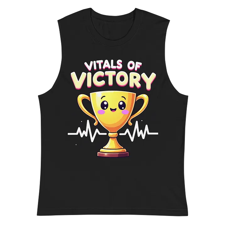 heartbeat trophy, Kawaii Vital Victory Trophy Muscle Tank product image (2)