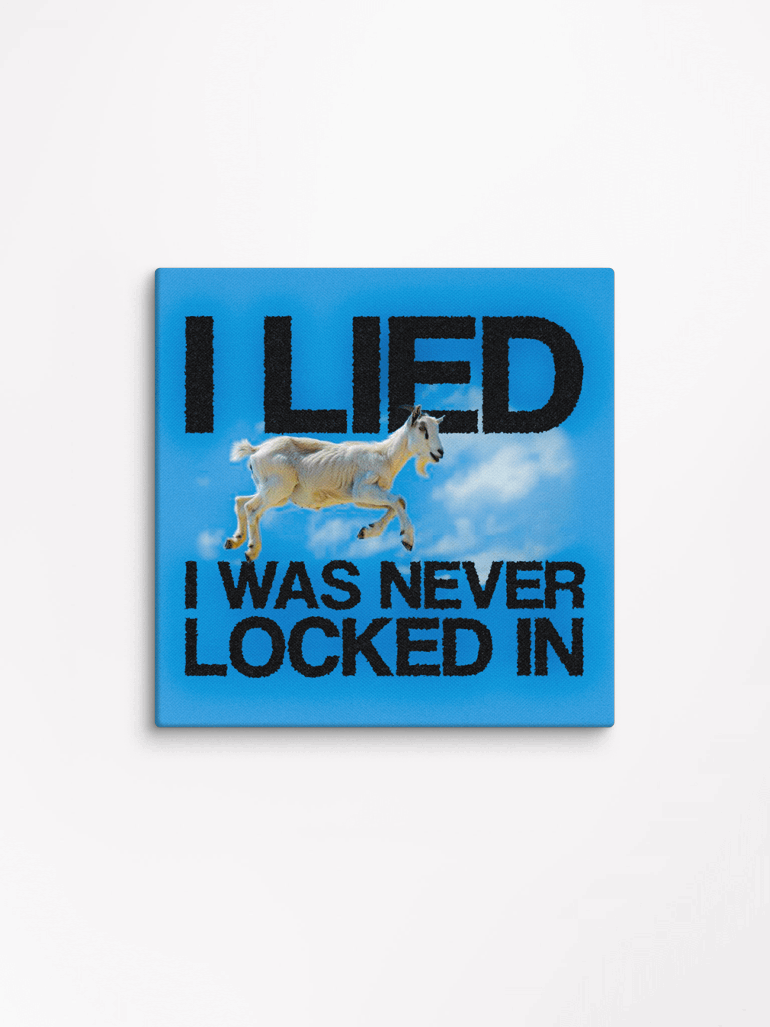 I Was Never Locked In · Canvas product image (1)