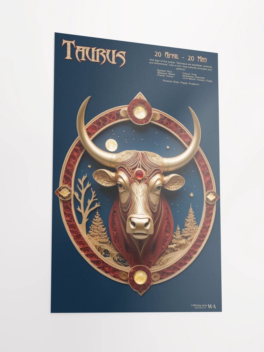 Western Zodiac Poster - TAURUS product image (6)