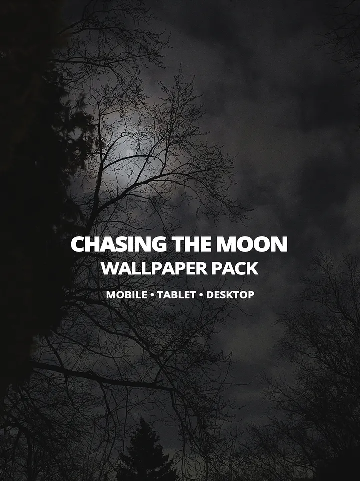 Chasing the Moon Computer, Phone & Tablet Wallpaper Pack product image (1)