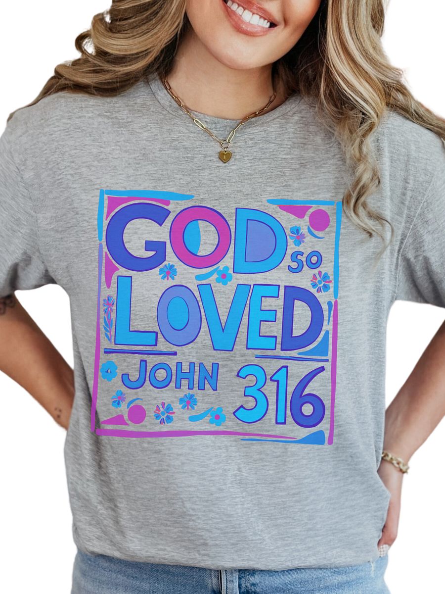 John 3:16 Easter Fauvism product image (9)