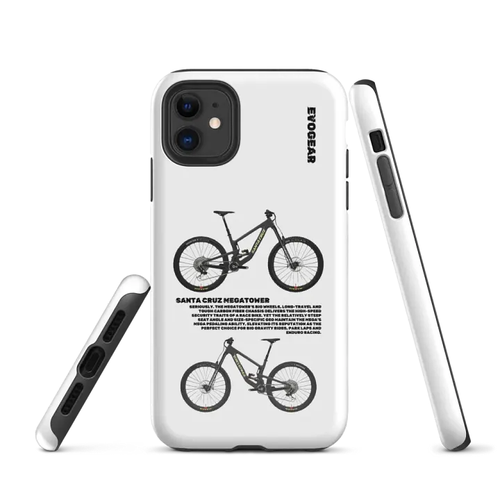 White Megatower iPhone Case product image (1)