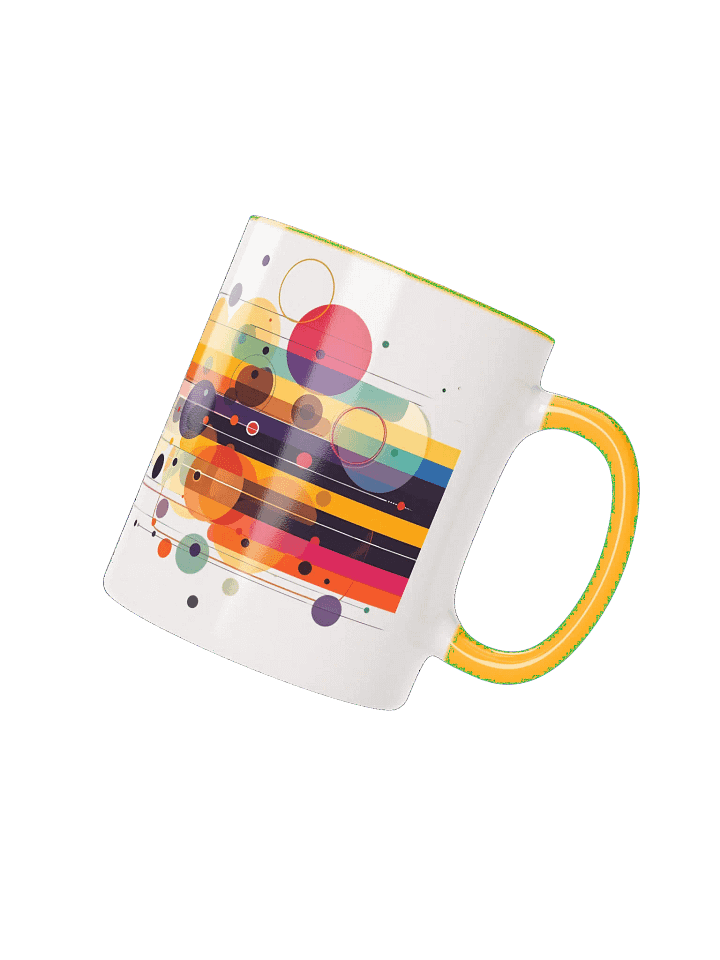 Vibrant Circles Ceramic Mug product image (5)