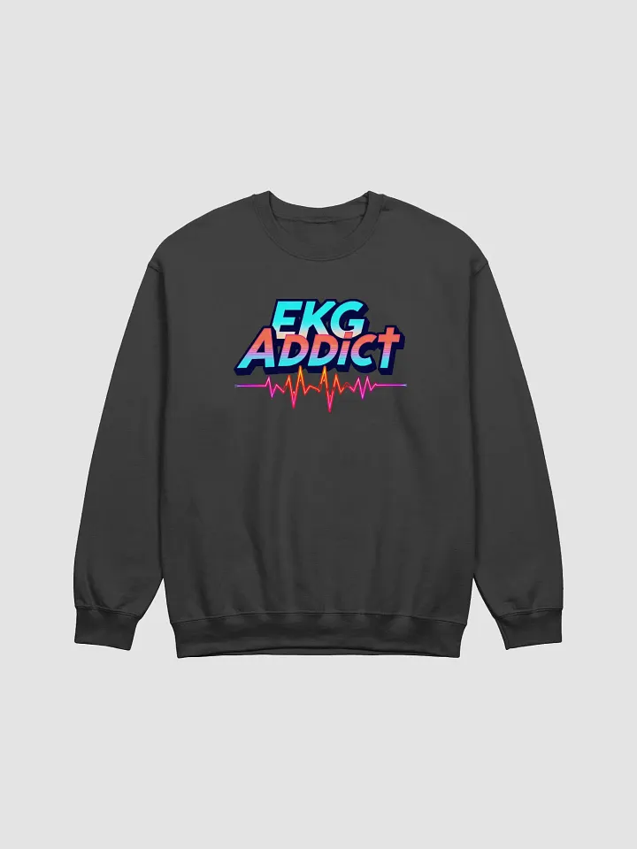 Vibrant EKG Addict Crewneck product image (4)