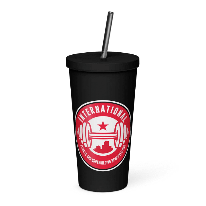 IFBNewsfeed.Org's Insulated Tumbler with a Straw product image (1)