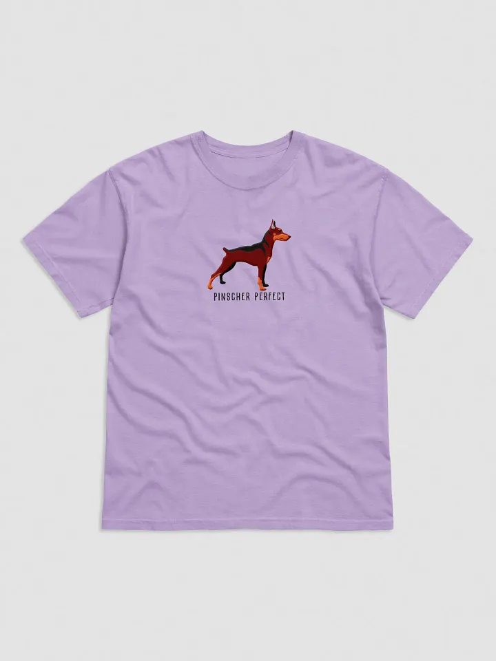 Pinscher Perfect T-Shirt(Embroidered) of a Mini Pinscher(Red & Tan) product image (33)