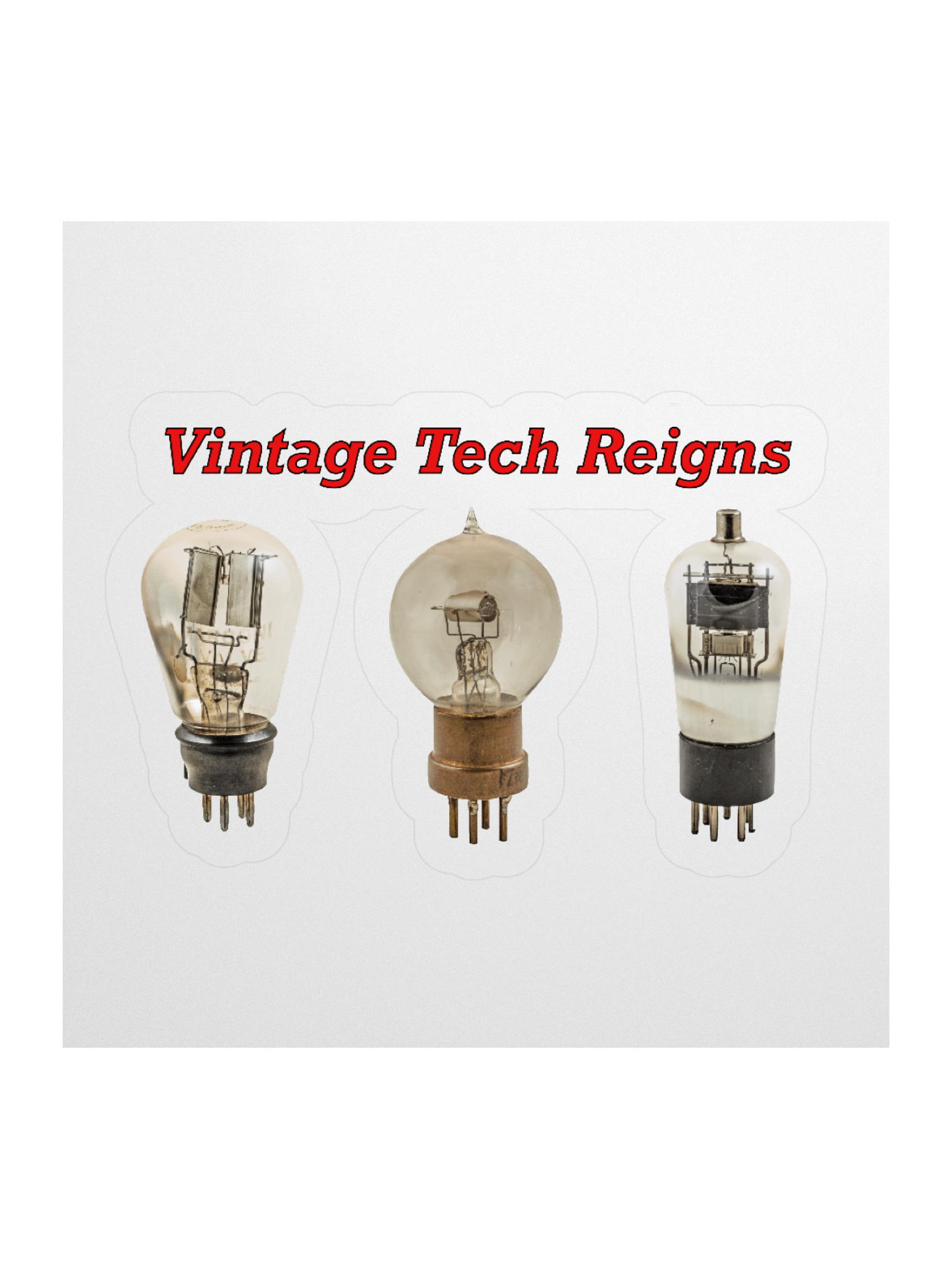 Vintage Tech Reigns Stickers product image (2)