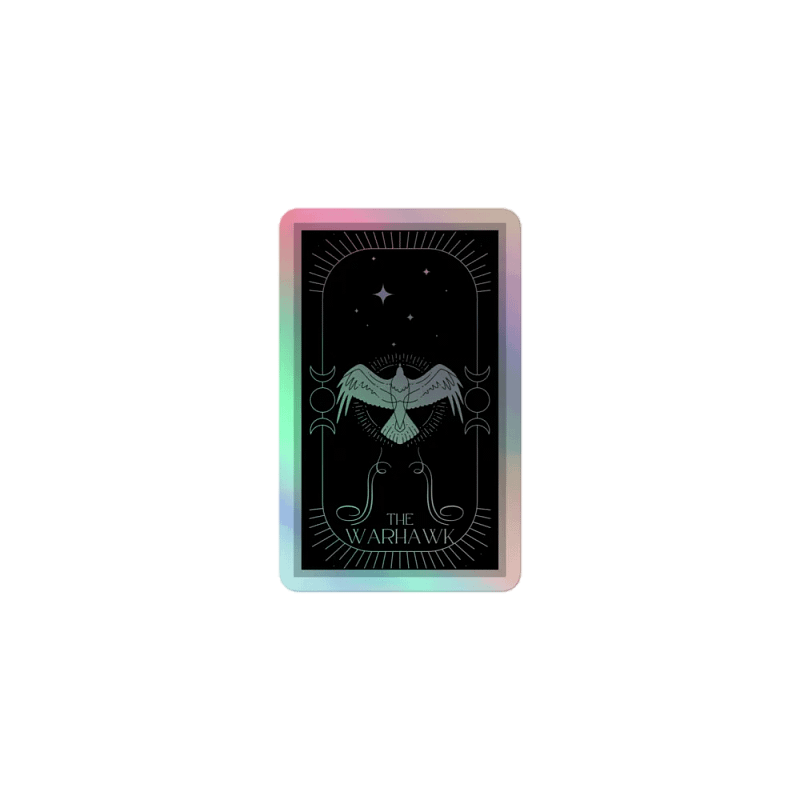 The WarHawk Holographic Sticker