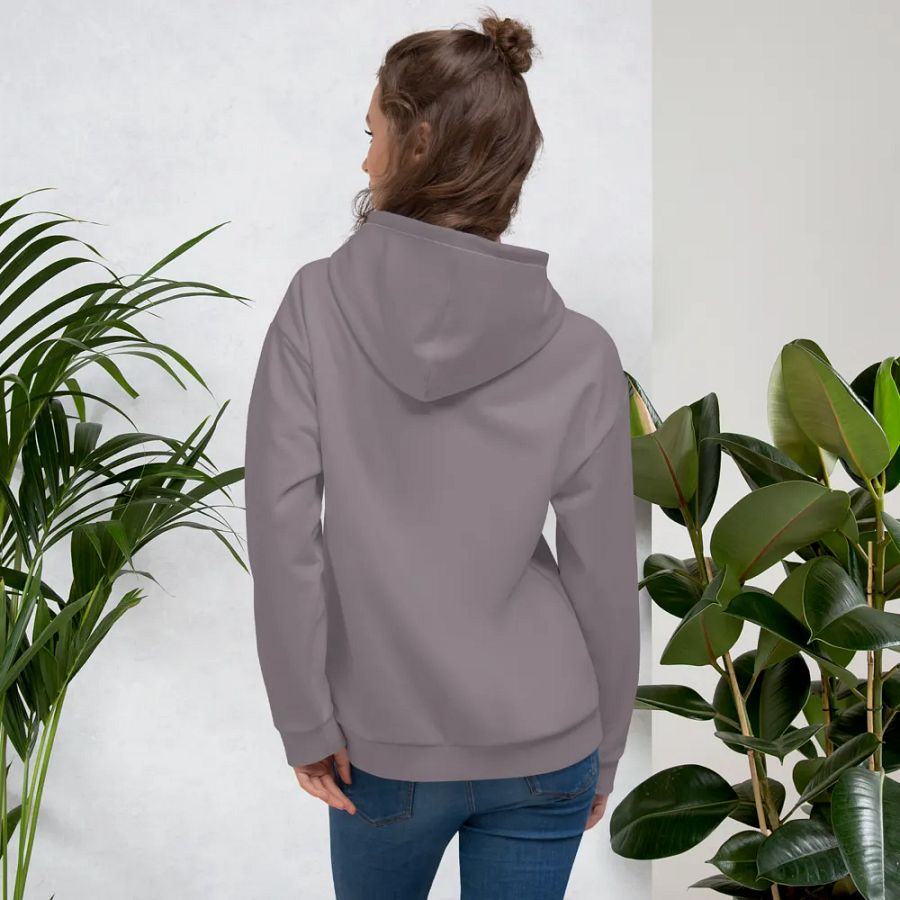 Plain Medium Gray True Summer Unisex Recycled Polyester Heavyweight Premium Hoodie by Treasure Pie product image (12)