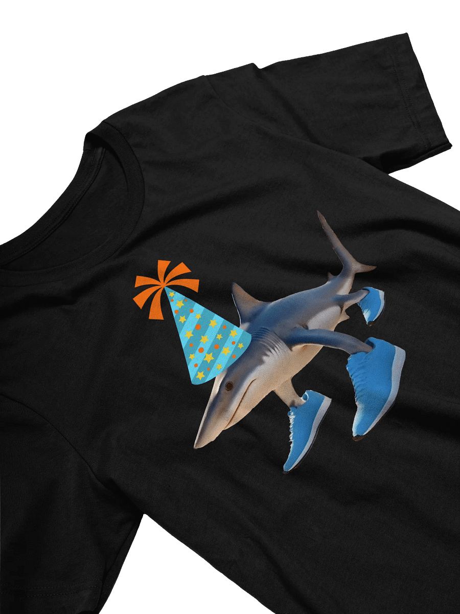 Tralalero Tralala Shark Birthday Hat T-Shirt product image (28)