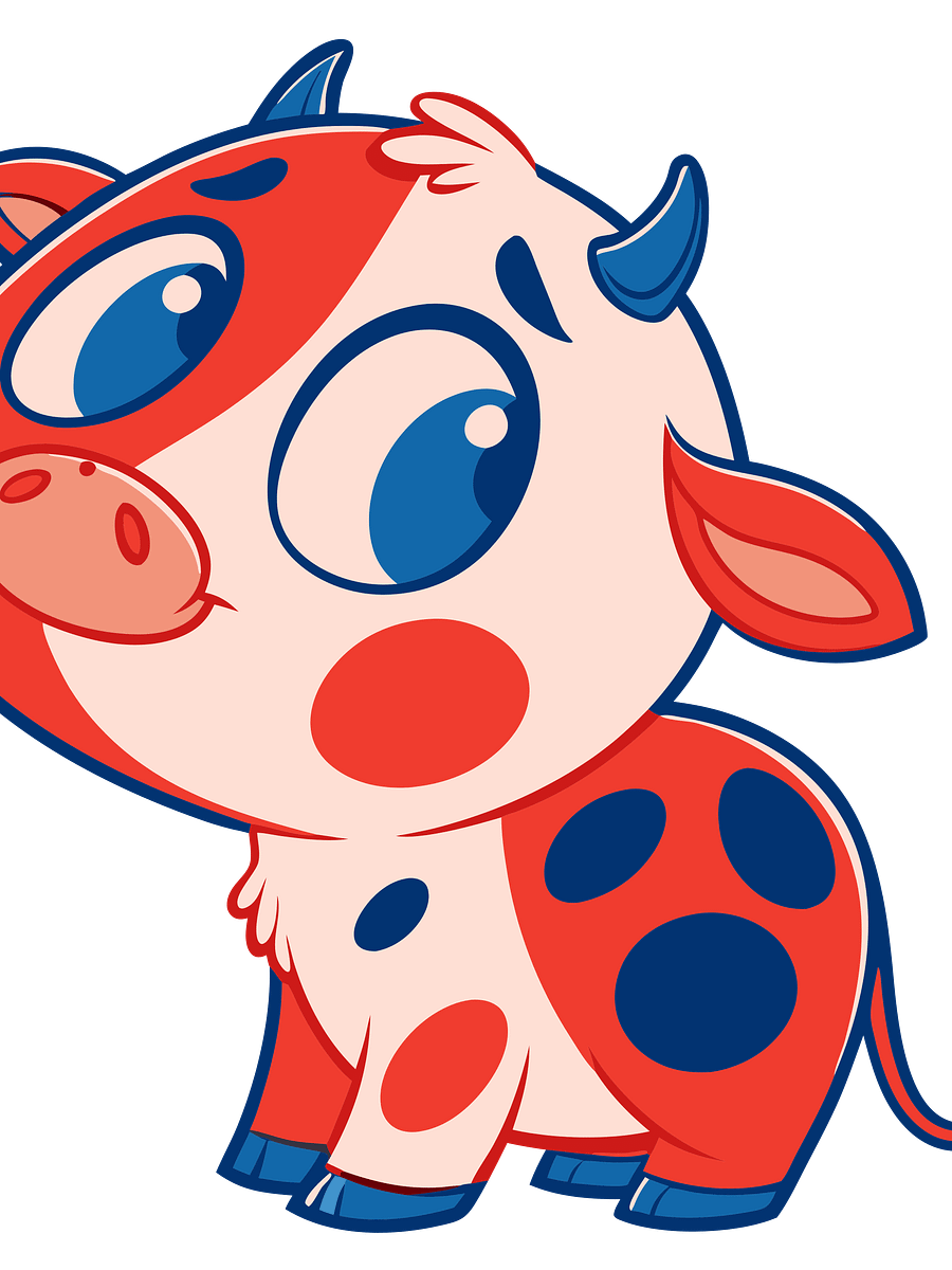 Clipart - Cute Baby Cows product image (11)