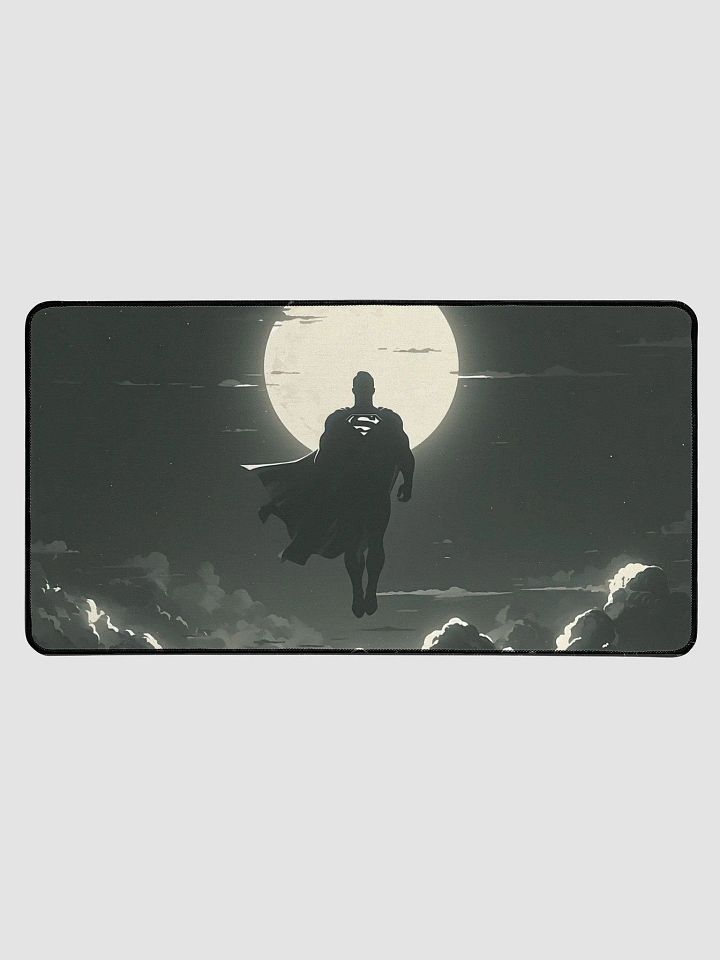Black & White Superman art Deskmat product image (1)