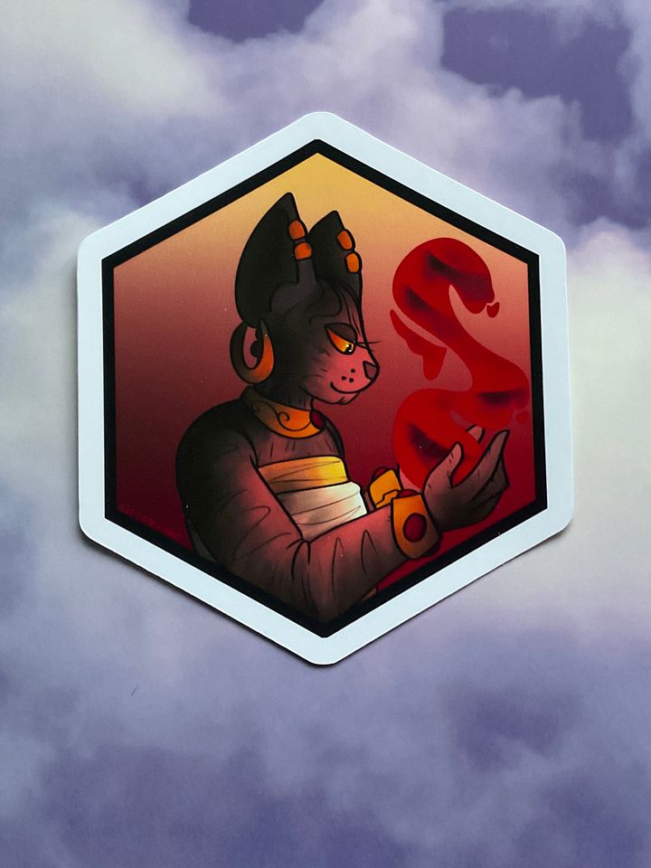 "Blood Magic" sticker product image (1)