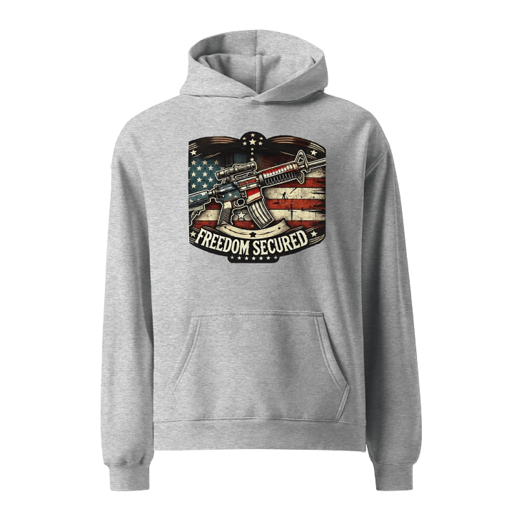Premium Oversized Hoodie – “Freedom Secured” product image (4)