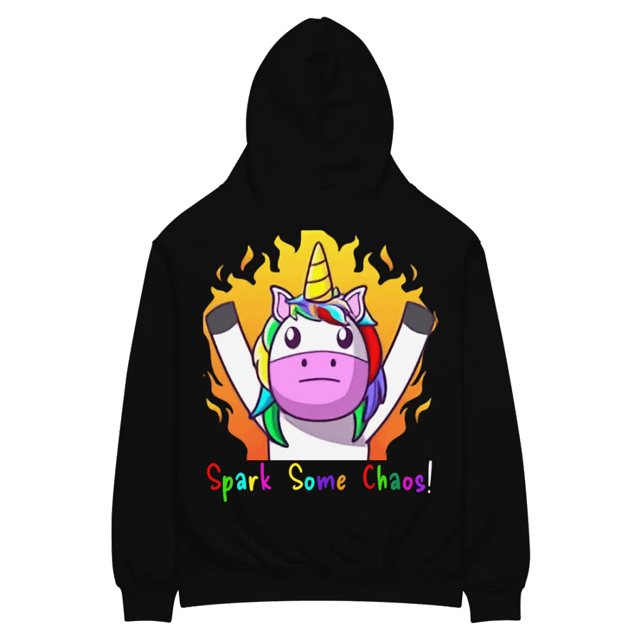 Spark Some Chaos Hoodie - Oversized Cobalt/Black product image (4)